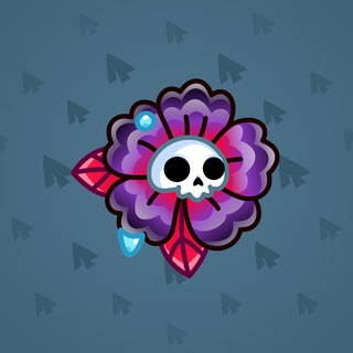 Skull Flower #14729