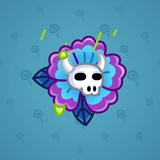 Skull Flower #7159
