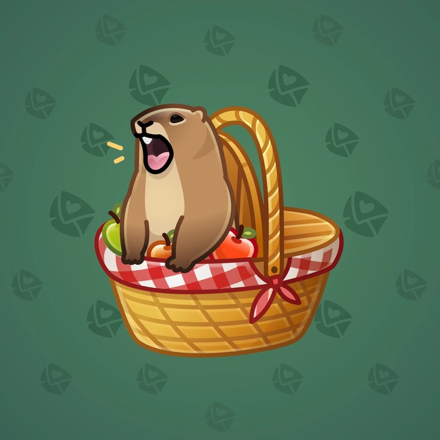 NFT-подарок Spring Basket Marmot