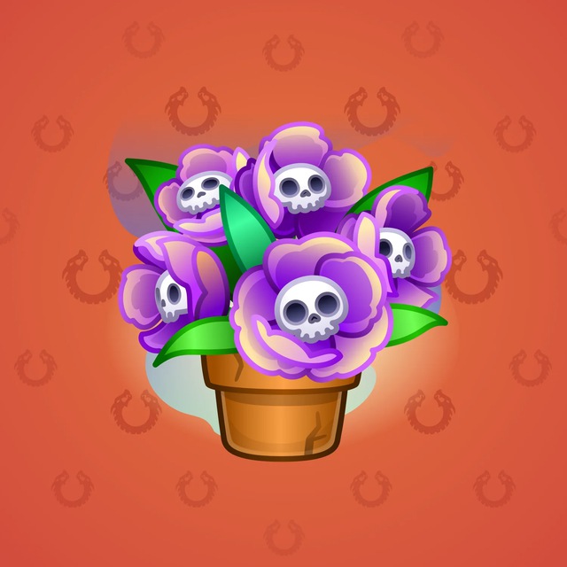 NFT-подарок Lush Bouquet Skull Flowers