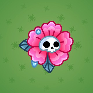 Skull Flower #3406