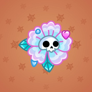 Skull Flower #12188