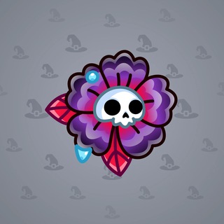 Skull Flower #17529