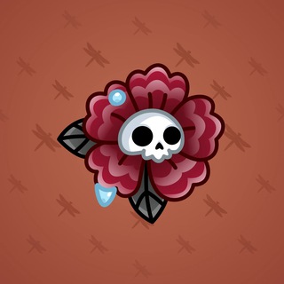 Skull Flower #14757
