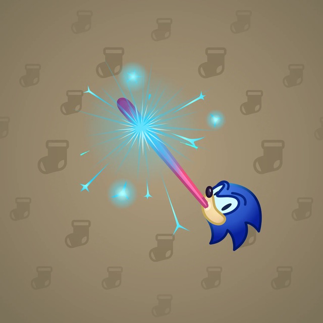 NFT-подарок Party Sparkler Sonic Blue