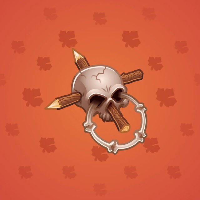 NFT-подарок Bling Binky Tribal Skull