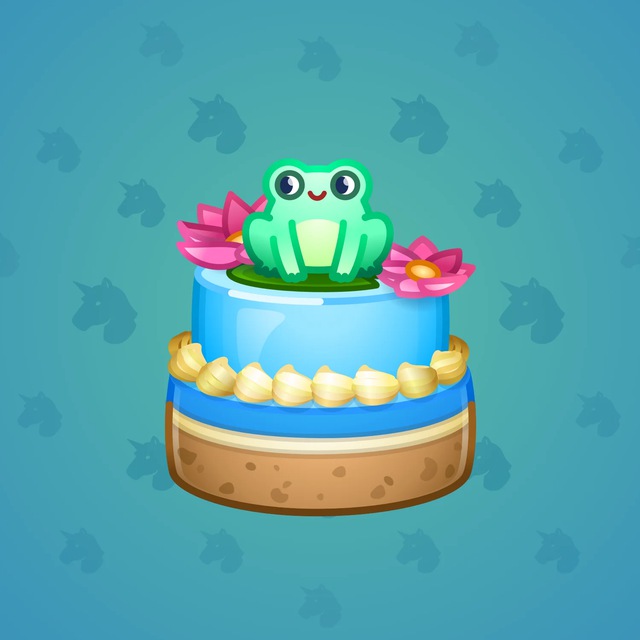 NFT-подарок Mousse Cake Froggy Pond