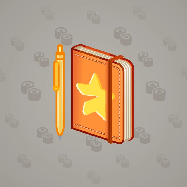 NFT-подарок Star Notepad Tangerine