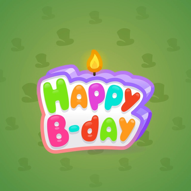 NFT-подарок B-Day Candle Wax Glow