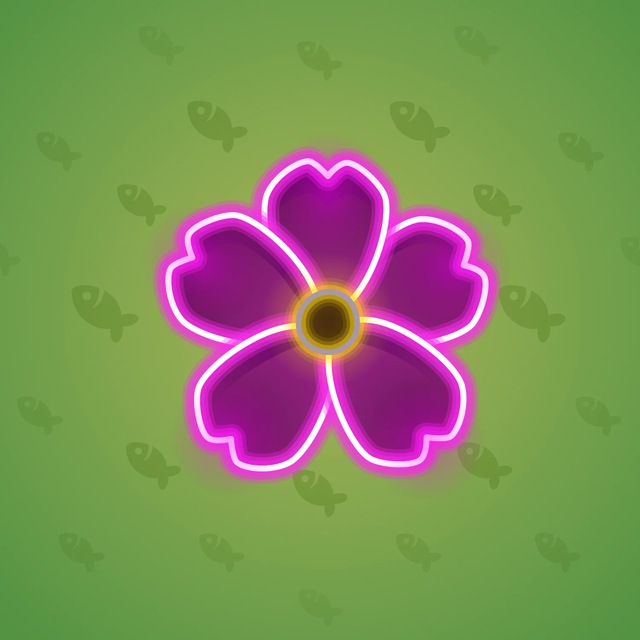 NFT-подарок Sakura Flower Dark Neo