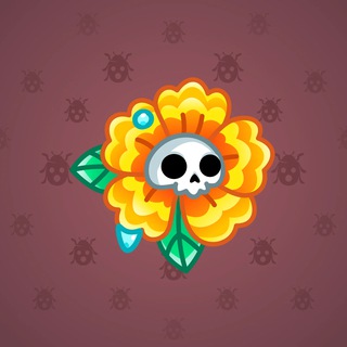 Skull Flower #7051