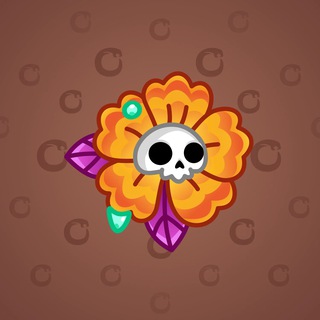 Skull Flower #11475