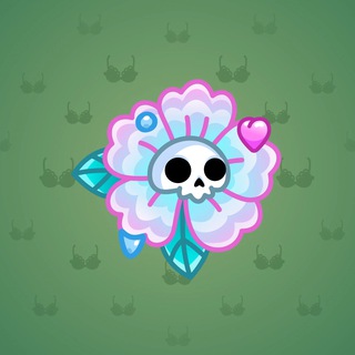 Skull Flower #16015