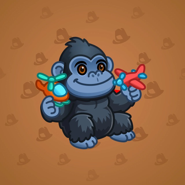 NFT-подарок Jolly Chimp Baby Kong