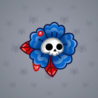 Skull Flower #8835