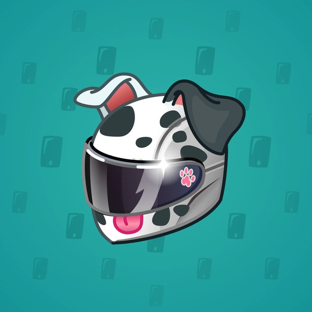 NFT-подарок Neko Helmet Dalmatian