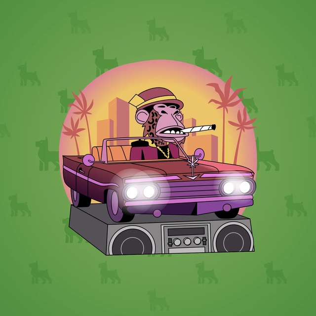 NFT-подарок Low Rider Road Ape