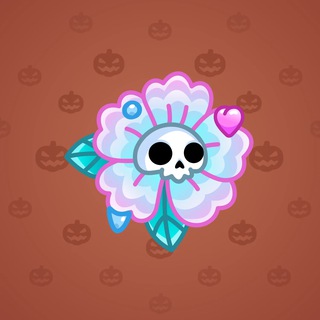 Skull Flower #12831