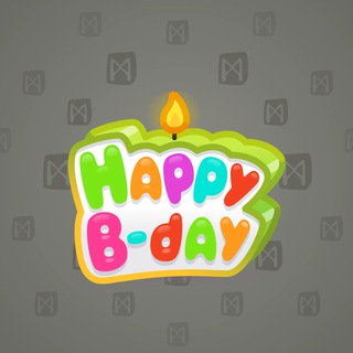 B-Day Candle #77660