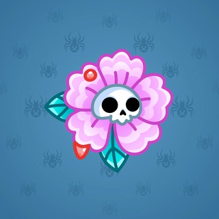 Skull Flower #13931