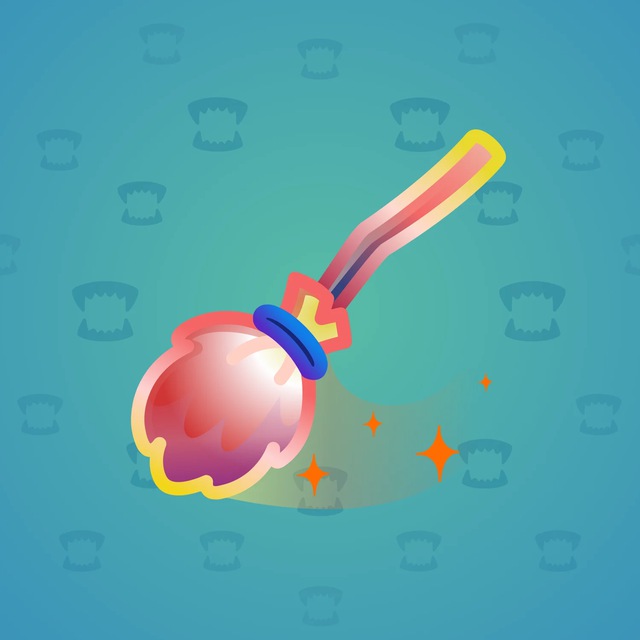 NFT-подарок Flying Broom Rosy Rocket