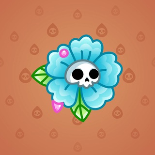Skull Flower #6059