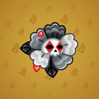 Skull Flower #15841