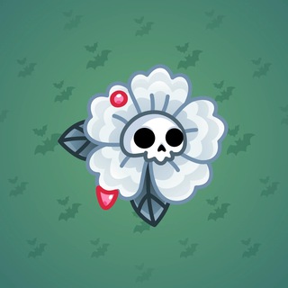 Skull Flower #20874